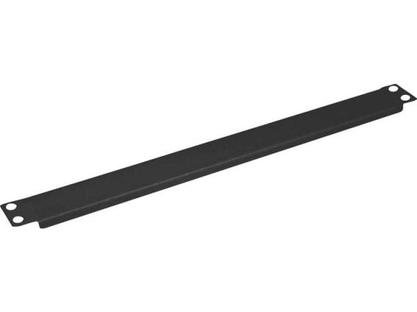 VALUE 26.99.0298, Blankt panel, Sort, Metall, 1U, 48,3 cm (19"), 231,7 g