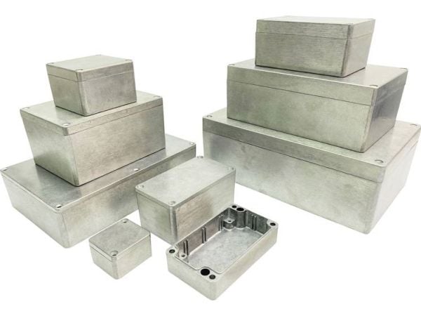 Gainta G117 universalkabinett 160 x 100 x 81 mm aluminium (natur) 1 stk