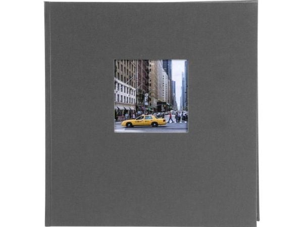 Goldbuch Bella Vista grå fotoalbum 30×31 cm 100 sider 31725