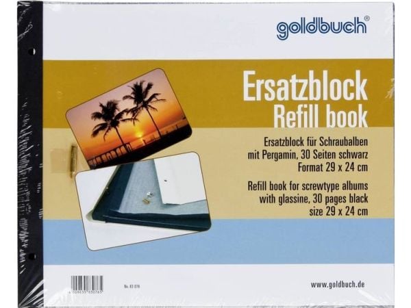 Goldbuch 83076 Valokuva-albumi¨ Musta 30 sivua