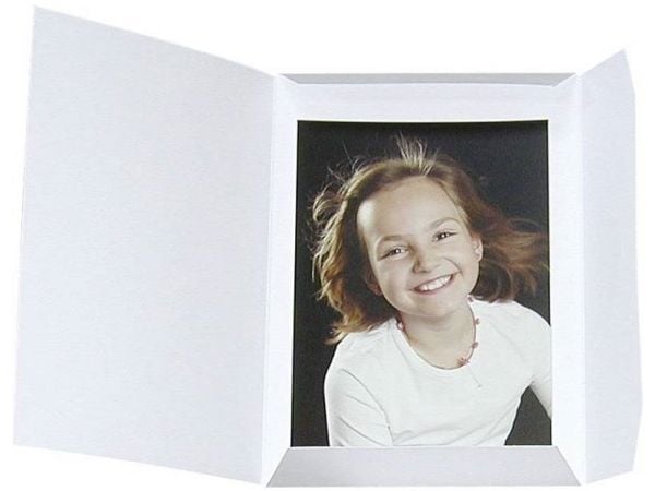 Daiber 09032, Fotoark kartong, Hvit, 130 mm, 180 mm, 100 stykker