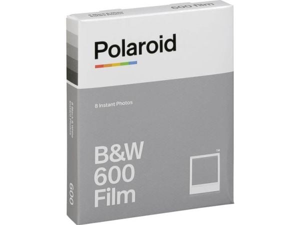 Polaroid - Mustavalkoinen pikafilmi - 600 - ASA 640 - 8 laukausta