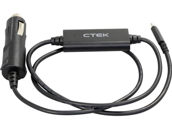 CTEK USB-C ladekabel 12V Cigartænderstik