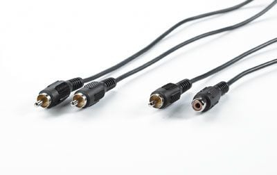 Value 11.99.4330, 2 x RCA, Hankjønn, 2 x RCA, Hunkjønn, 10 m