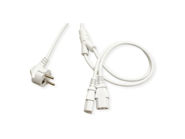 ROLINE 19.08.1023, 2 m, CEE7/7, IEC C13, 250 V, 10 A