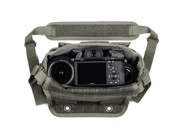 Think Tank Retrospective® 4 V2.0, Laptop-veske, DSLR 17–40mm f/4, Skulderrem, Grå