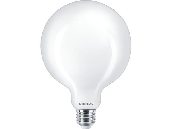 Philips - LED-filamentlyspære - form: G120 - mattslipt finish - E27 - 8.5 W (ekvivalent 75 W) - klasse E - varmt hvitt lys - 2700 K
