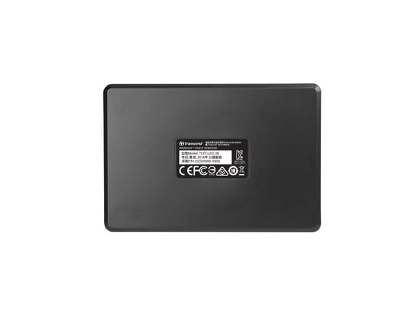 Transcend StoreJet 25C3 - Harddisk - 1 TB - ekstern (bærbar) - 2.5" - USB 3.0 - jerngrå