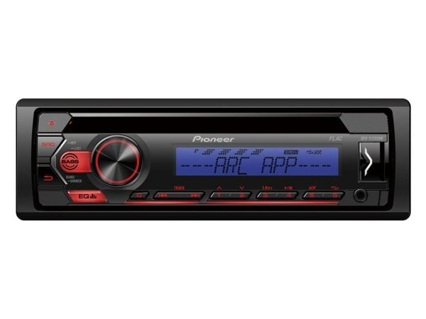 Pioneer DEH-S120UBB - Vogn - CD-mottaker - i instrumentbordet - Enkelt-DIN - 50 watt x 4