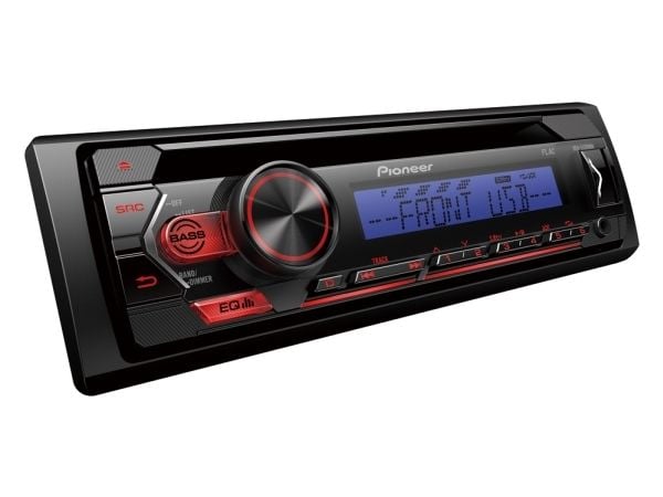 Pioneer DEH-S120UBB - Vogn - CD-mottaker - i instrumentbordet - Enkelt-DIN - 50 watt x 4