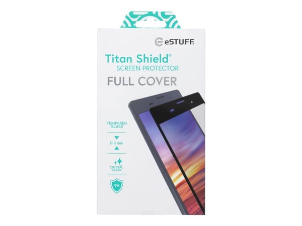 eSTUFF Titan Shield - Skjermbeskyttelse for mobiltelefon - glass - gjennomsiktig - for Samsung Galaxy Xcover 5