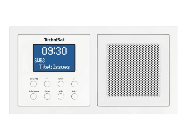 TechniSat DigitRadio UP 1 - DAB-radio - 1 x 2 watt - hvit