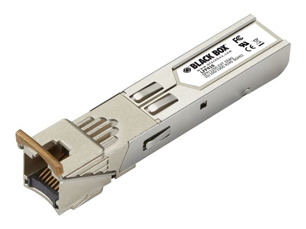 Black Box - SFP-sändar/mottagarmodul (mini-GBIC) - RJ-45