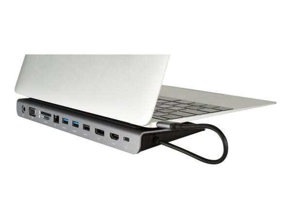 Kramer KDock-4 - Dokkingstasjon - USB-C - VGA, HDMI, DP - GigE