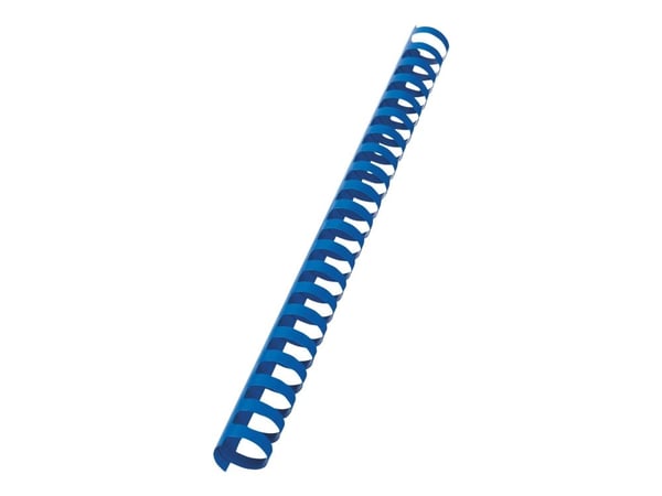 GBC CombBind - 22 mm - 21 ringar - A4 (210 x 297 mm) - 195 ark - blå - 100 stk plastbindningskam - för P/N: 2101435, 4400399, IB271106, IB271717