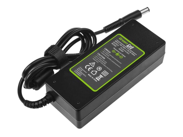 Green Cell PRO - Strømadapter - AC 100-240 V - 90 watt - svart - for Dell Inspiron 15 N5010, 15R N5110; Latitude E6410, E6420, E6430, E6510, E6520