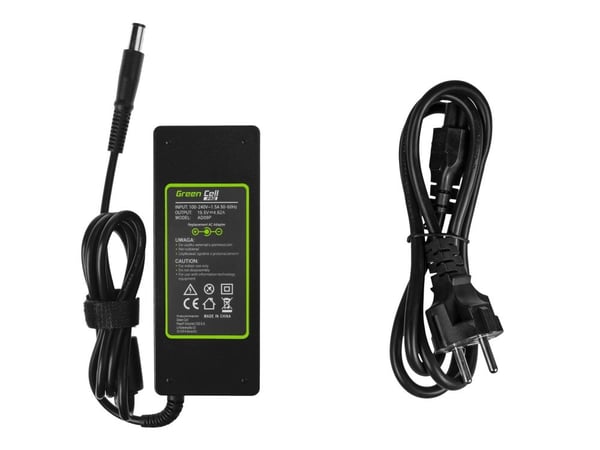 Green Cell PRO - Strømadapter - AC 100-240 V - 90 watt - svart - for Dell Inspiron 15 N5010, 15R N5110; Latitude E6410, E6420, E6430, E6510, E6520
