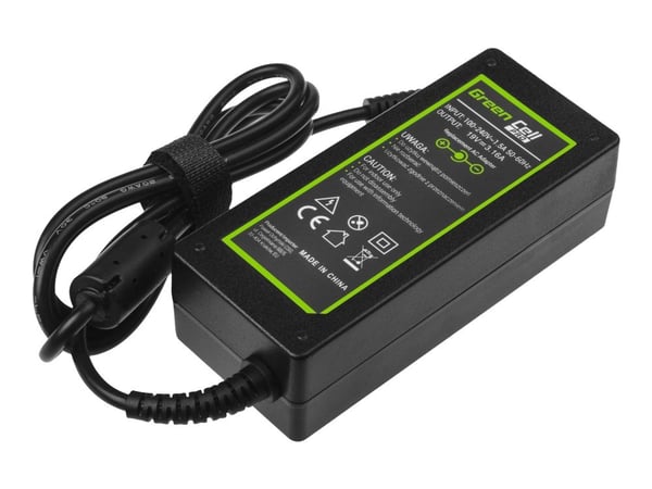 Green Cell PRO - Strømadapter - AC - 60 watt - svart - for Samsung ATIV Book 2; R519; R719; RV510; Series 3