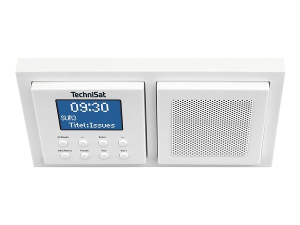 TechniSat DigitRadio UP 1 - DAB-radio - 1 x 2 watt - hvit