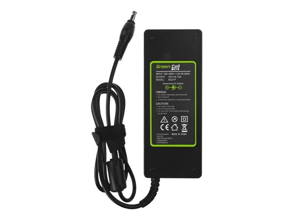 Green Cell PRO - Strømadapter - AC - 90 watt - svart - for Samsung R510; R522; R525; R530; R540; R580; R780; RV511; RV520