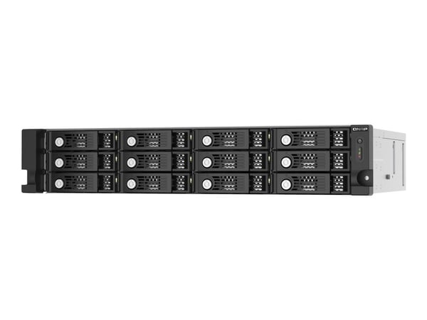 QNAP TL-R1220Sep-RP - Harddiskarray - 12 brønner (SATA-600 / SAS-3) - SAS 12Gb/s (ekstern) - kan monteres i rack - 2U