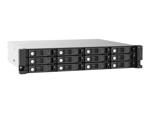 QNAP TL-R1220Sep-RP - Harddiskarray - 12 brønner (SATA-600 / SAS-3) - SAS 12Gb/s (ekstern) - kan monteres i rack - 2U