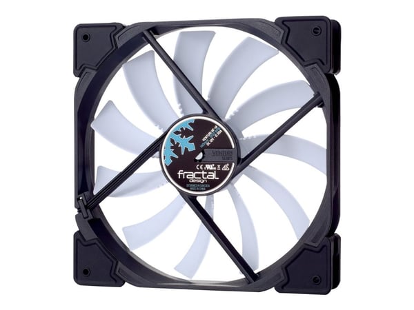 Fractal Design Venturi Series HF-14 - Kabinettvifte - 140 mm - svart, hvit