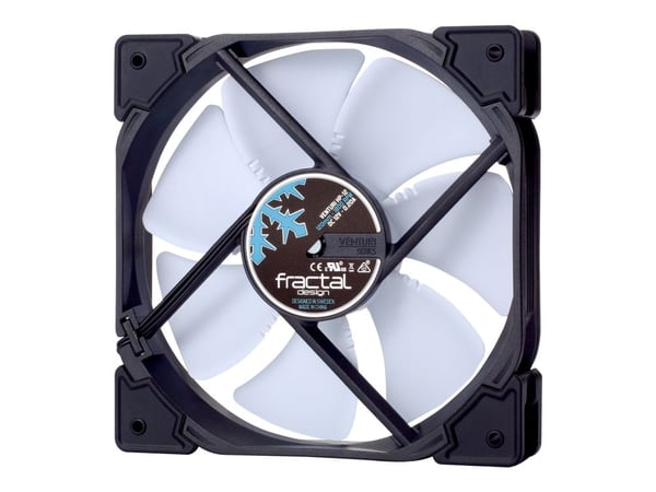 Fractal Design Venturi Series HP-12 PWM - Kabinettvifte - 120 mm - svart, hvit