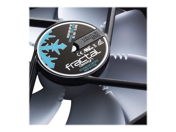 Fractal Design Venturi Series HP-12 PWM - Kabinettvifte - 120 mm - svart, hvit