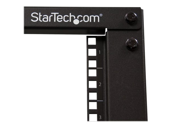 StarTech.com 4POSTRACK12U, Itseseisova teline, 12U, 544 kg, Tehostunut kaapelinhallinta, Castor-pyörät, 22,7 kg
