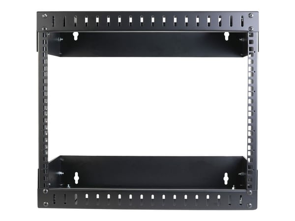 StarTech.com 8U 19" Wall Mount Network Rack, Adjustable Depth 12-20" 2 Post Open Frame Server Room Rack for AV/Data/ IT Communication/Computer Equi...