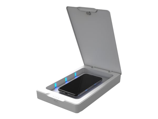 ZAGG InvisibleShield UV Sanitizer - UV-desinfektionsskåp för mobiltelefon - upp till 6,9°
