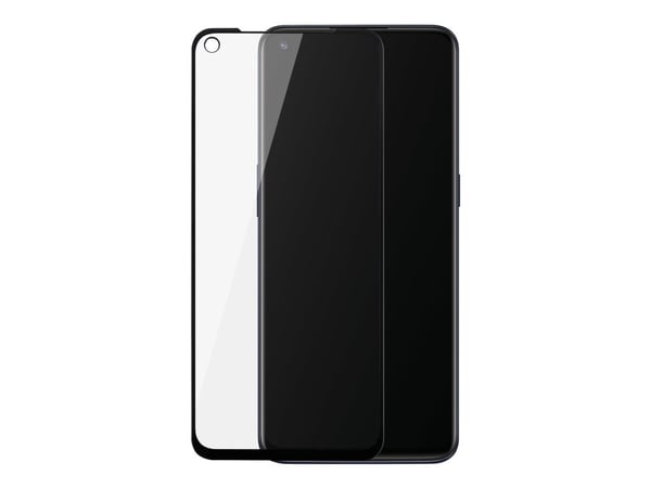 OnePlus - Skjermbeskyttelse for mobiltelefon - film - rammefarge svart - for OnePlus Nord N10 5G