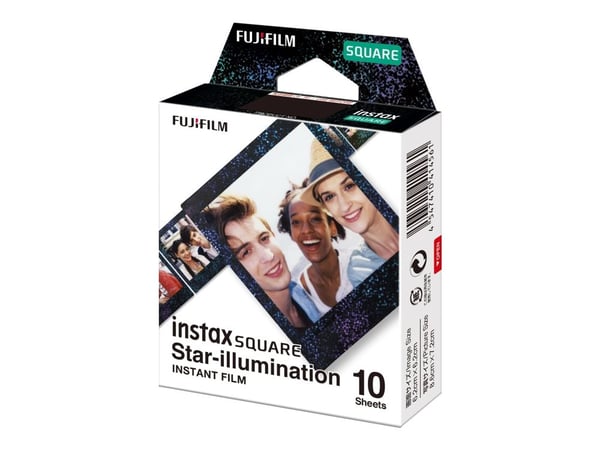 Fujifilm Instax Square Star illumination - Hurtigvirkende fargefilm - 10 eksponeringer