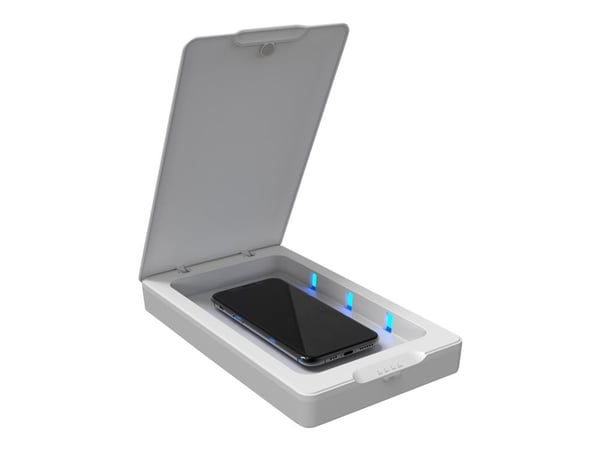 ZAGG InvisibleShield UV Sanitizer - UV-desinfektionsskåp för mobiltelefon - upp till 6,9°