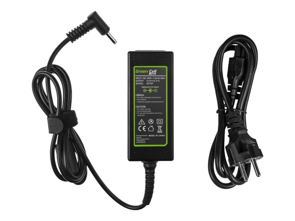 Green Cell PRO - Strømadapter - AC - 45 watt - svart - for HP 25X G2, 25X G3, 25X G4, 25X G5; ProBook 450 G3, 450 G4, 650 G2, 650 G3