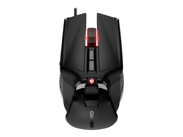 CHERRY MC 9620 FPS - Mus - ergonomisk - optisk - 9 knapper - kablet - USB - svart