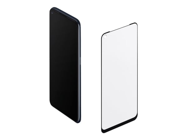 OnePlus - Skjermbeskyttelse for mobiltelefon - film - rammefarge svart - for OnePlus Nord N100