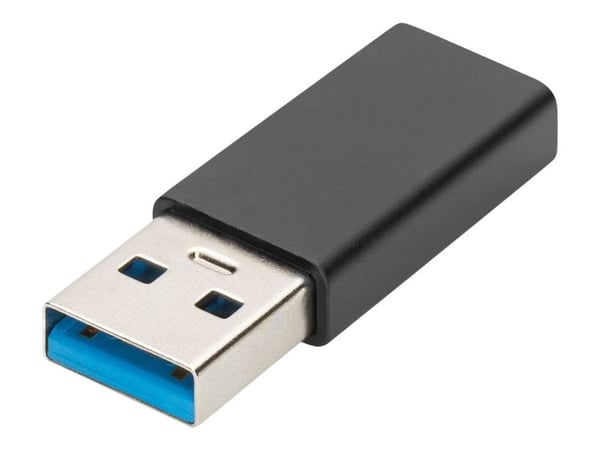 DIGITUS - USB-adapter - USB-C (hunn) til USB (hann) - USB 3.0 - 3 A - svart