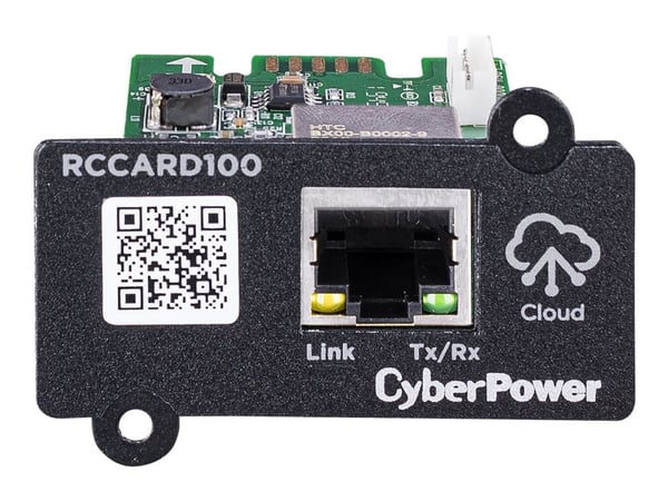 CyberPower RCCARD100, Sisäinen, Langallinen, Ethernet, 100 Mbit/s, Musta, Vihreä