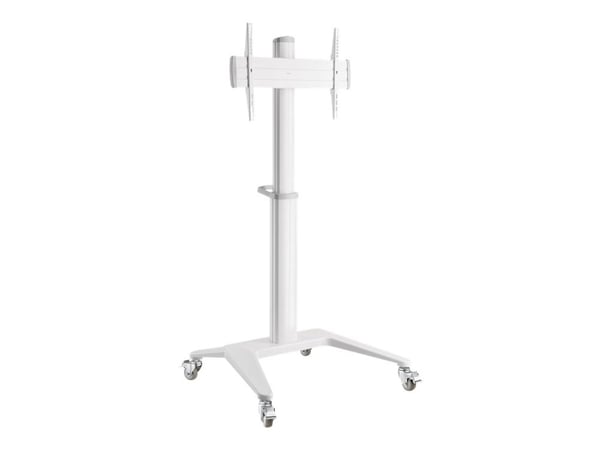 DELTACO ARM-0452 - Office - vogn - for LCD-skjerm - hvit - skjermstørrelse: 37"-70"