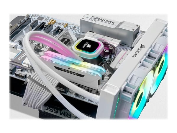 Corsair Vengeance RGB Pro CMH32GX4M2E3200C16W, 32 GB, 2 x 16 GB, DDR4, 3200 MHz, 288-pin DIMM