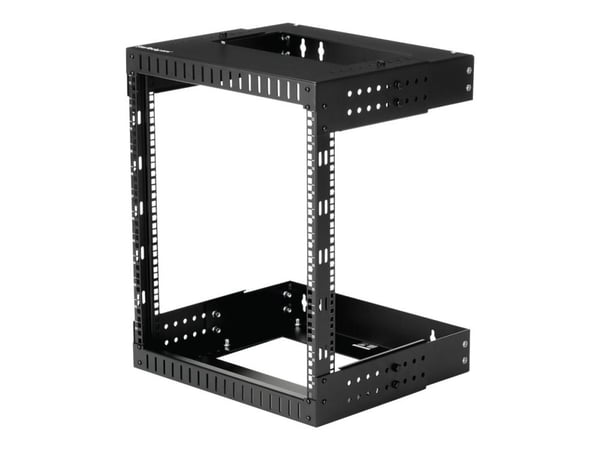 StarTech.com RK12WALLOA, Seinään asennettava laitekehikko, 12U, 90 kg, 14,6 kg, Musta