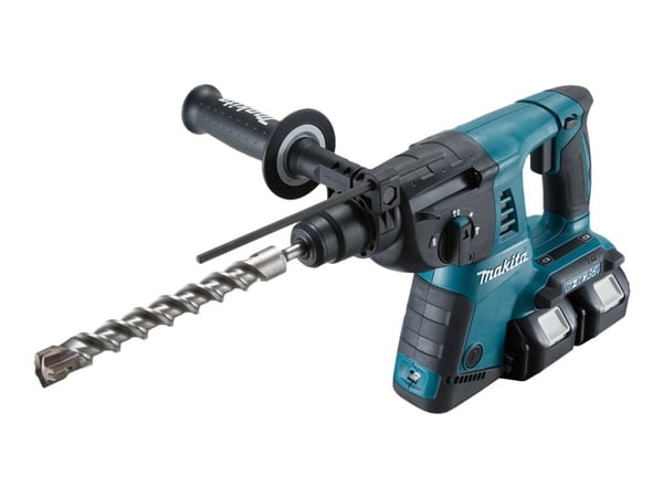 Makita DHR263Z - Pyörivä vasara - akkukäyttöinen - 3 toimintatilaa - SDS-plus - 2,5 Joule - ei akkua - 18 V