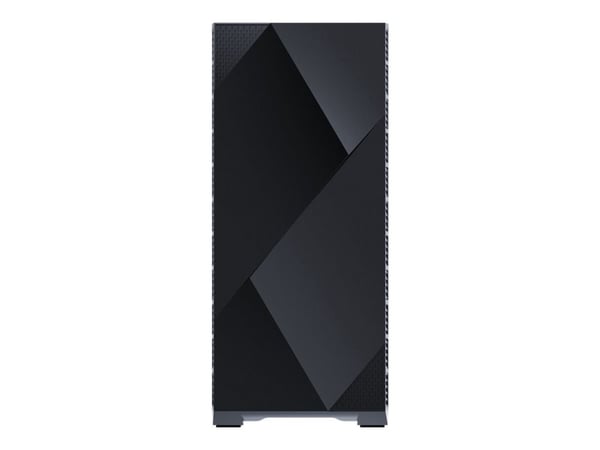 Zalman Z3 Iceberg - Mid tower - utvidet ATX (E-ATX) - sidepanel med vindu (herdet glass) - ingen strømforsyning - svart - USB/lyd