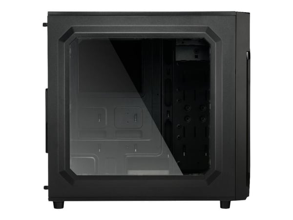 Sharkoon VG6-W RGB - Tower - ATX - sidepanel med vindu (akryl) - ingen strømforsyning - USB/lyd