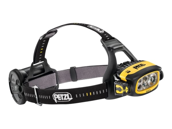 Petzl DUO S - Lommelykt til hodet - LED - svart/gul
