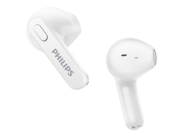Philips TAT2236WT - True wireless-hodetelefoner med mikrofon - ørepropp - Bluetooth - hvit