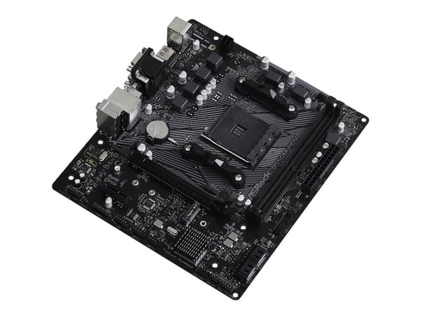 ASRock B550M-HDV - Moderkort - micro ATX - Socket AM4 - AMD B550 Chipuppsättning - USB 3.2 Gen 1 - Gigabit LAN - inbyggda grafiken (CPU krävs) - HD...