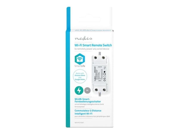 Nedis WIFIPS10WT, Älykytkin, Valkoinen, 100 - 240 V, 50 Hz, 0 - 50 °C